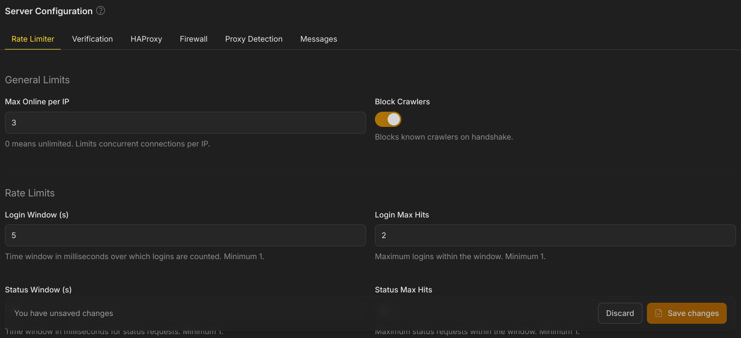 Configuration Options